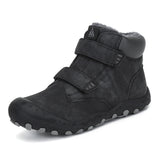 Mishansha Kids Winter Hiking Boots Water Resistant Boys Girls Warm Faux Fur Lined Snow Boots, Lightweight Slip Resistant Cold Weather Shoes, Trekking Walking School Outdoor