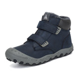 Mishansha Kids Winter Hiking Boots Water Resistant Boys Girls Warm Faux Fur Lined Snow Boots, Lightweight Slip Resistant Cold Weather Shoes, Trekking Walking School Outdoor