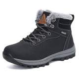 Mishansha Boys Girls Snow Boots Water Resistant Kids Winter Hiking Boots XF0013