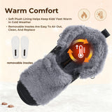 Mishansha Boys Girls Snow Boots Water Resistant Kids Winter Hiking Boots XF0013