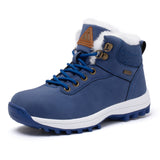 Mishansha Boys Girls Snow Boots Water Resistant Kids Winter Hiking Boots XF0013