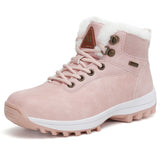 Mishansha Boys Girls Snow Boots Water Resistant Kids Winter Hiking Boots XF0013