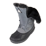 Mishansha Women's Snow Boots Outdoor Warm Mid-Calf Booties Water Resistant Winter Shoes