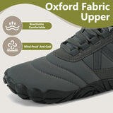 Mishansha Mens Womens Winter Barefoot Boots Warm Fur Lined Wide Toe Box