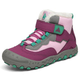 Mishansha Boys Girls Winter Hiking Boots Kids Water Resistant Snow Boots