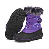 Boys Girls Winter Snow Boots Warm Anti-Slip Waterproof Kids Cold Weather Shoes