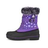 Boys Girls Winter Snow Boots Warm Anti-Slip Waterproof Kids Cold Weather Shoes