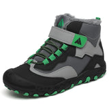 Mishansha Boys Girls Winter Hiking Boots Kids Water Resistant Snow Boots