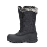 Mishansha Women's Snow Boots Outdoor Warm Mid-Calf Booties Water Resistant Winter Shoes
