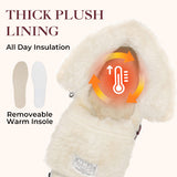 Mishansha Women's Winter Snow Boots Warm Fur Lined Ankle Hiking Boot