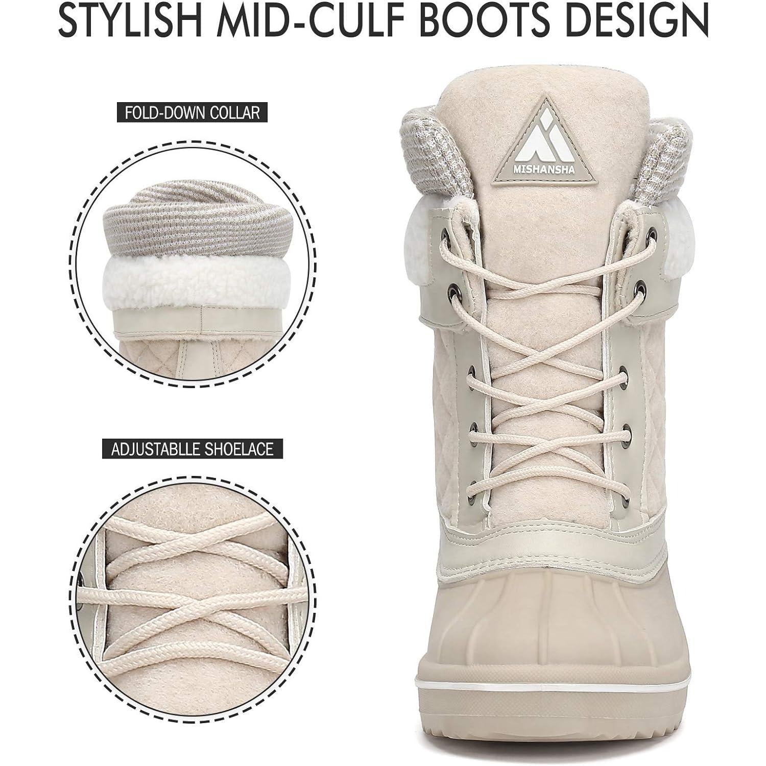 Mishansha Kinderen Winterschoenen Warm Gevoerd Winter Blotevoetenschoenen Licht Antislip Winterlaarzen voor Meisjes en Jongens Wandelschoenen Herfst Mishansha Kinderen Winterschoenen Warm Gevoerd Winter Blotevoetenschoenen Licht Antislip Winterlaarzen voor Meisjes en Jongens Wandelschoenen Herfst