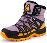 Mishansha Women's Winter Snow Boots Warm Fur Lined Ankle Hiking Boot