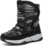Mishansha Girls Boys Snow Boots for Kids  Water.Resistant Winter Boots