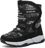 Mishansha Girls Boys Snow Boots for Kids  Water.Resistant Winter Boots
