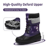 Boys Girls Winter Snow Boots Warm Anti-Slip Waterproof Kids Cold Weather Shoes