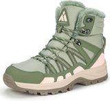 Mishansha Women's Winter Snow Boots Warm Fur Lined Ankle Hiking Boot