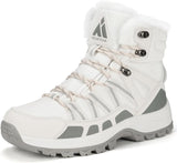 Mishansha Women's Winter Snow Boots Warm Fur Lined Ankle Hiking Boot