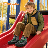 Mishansha Boys Girls Winter Hiking Boots Kids Water Resistant Snow Boots