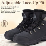 Mishansha Womens Snow Boots, Water Resistant  Winter Hiking Boots