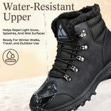 Mishansha Womens Snow Boots, Water Resistant  Winter Hiking Boots