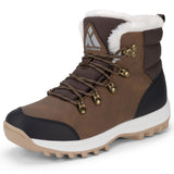 Mishansha Womens Snow Boots, Water Resistant  Winter Hiking Boots