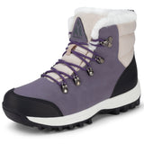 Mishansha Womens Snow Boots, Water Resistant  Winter Hiking Boots