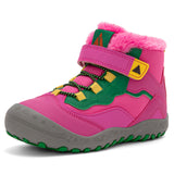 Mishansha Boys Girls Winter Hiking Boots Kids Water Resistant Snow Boots