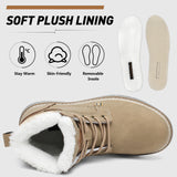 Mishansha Snow Boots for Women Warm Winter Hiking Boots Size 5.5.10.5