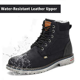 Women Men Warm Snow Boot Winter Hiking Boots Lining Outdoor Anti Slip Water Resistant