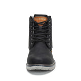 MISHANSHA Men Leather Warm and Non-Slip Outdoor Cotton Shoes F56