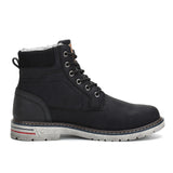 MISHANSHA Men Leather Warm and Non-Slip Outdoor Cotton Shoes F56