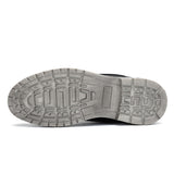 MISHANSHA Men Leather Warm and Non-Slip Outdoor Cotton Shoes F56
