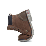 MISHANSHA Men Leather Warm and Non-Slip Outdoor Cotton Shoes F56