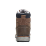 MISHANSHA Men Leather Warm and Non-Slip Outdoor Cotton Shoes F56