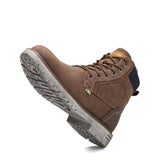MISHANSHA Men Leather Warm and Non-Slip Outdoor Cotton Shoes F56
